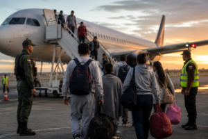 Más de 160 migrantes venezolanos regresan desde Estados Unidos en un nuevo vuelo de repatriación