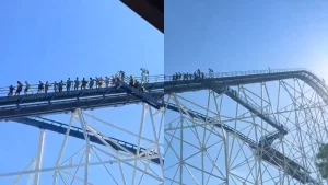 Apagón en parque de diversiones de Texas obliga a evacuar visitantes desde una montaña rusa