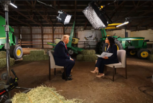 Donald Trump abandona una entrevista tras enfrentarse con una periodista de NBC por acusaciones de fraude electoral