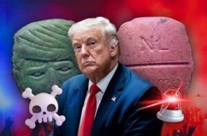 Alerta roja en Países Bajos por pastillas de éxtasis con la imagen de Trump