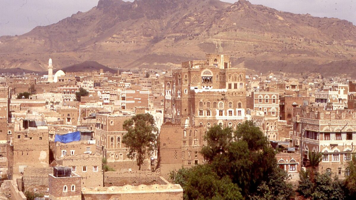 Vista del casco antiguo de Saná, la capital de Yemen, en una fotografía de archivo