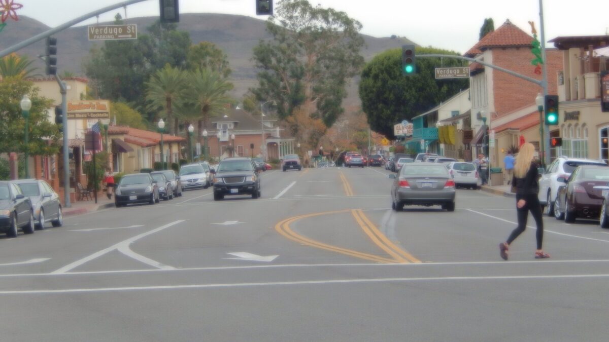 Calle del centro de San Juan Capistrano, California, en una fotografía de archivo tomada en Verdugo Street