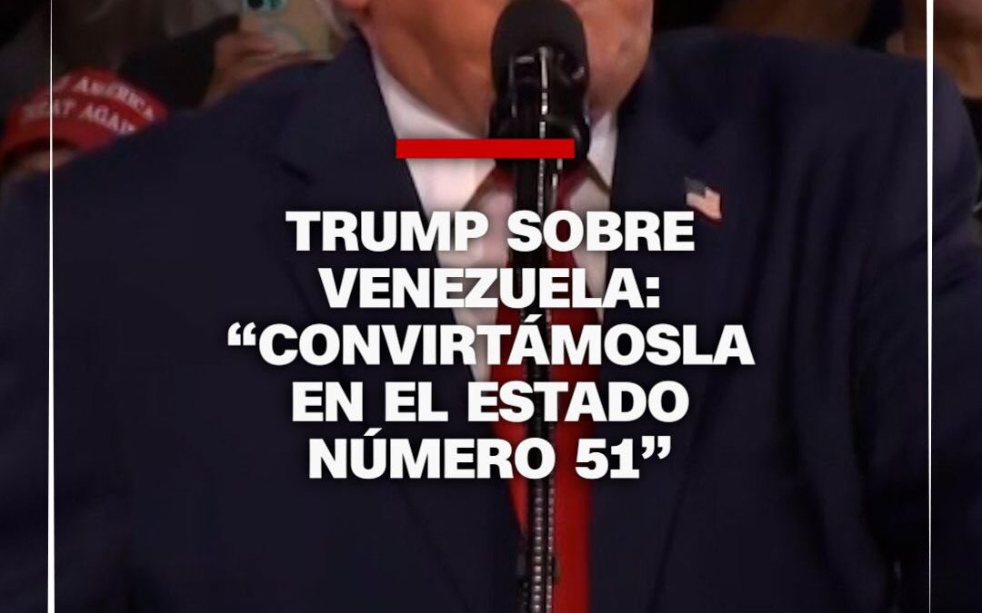 Portada del video de Instagram sobre la propuesta de Trump de que Venezuela sea el estado 51