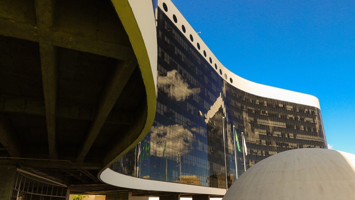 Fachada de la sede del Tribunal Superior Electoral (TSE) en Brasilia