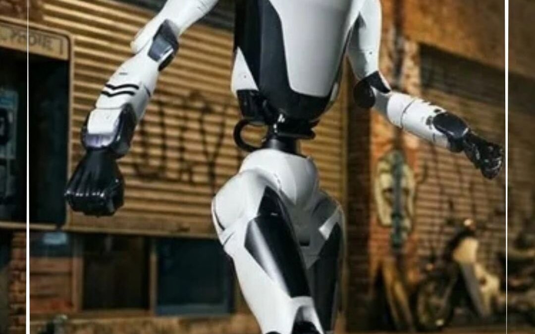 El robot humanoide H2-X Kung Fu Legend Guardian de Unitree en una demostración